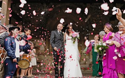 De boda en Euskadi, enamorados del norte