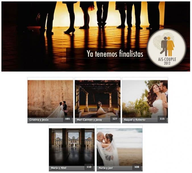 AiS Couple 2012 Ya tenemos finalistas!!