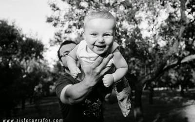 Fotos de familia en la Quinta de los Molinos