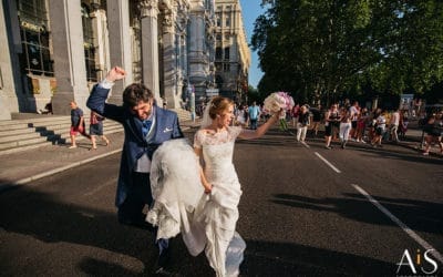 Boda urbana en Hotel Wellington