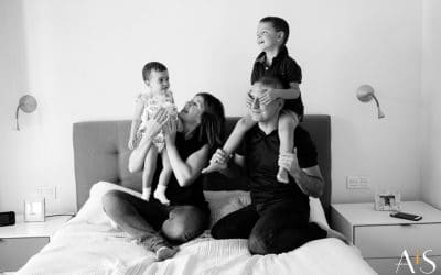 Olivia y su familia, reportaje lifestyle