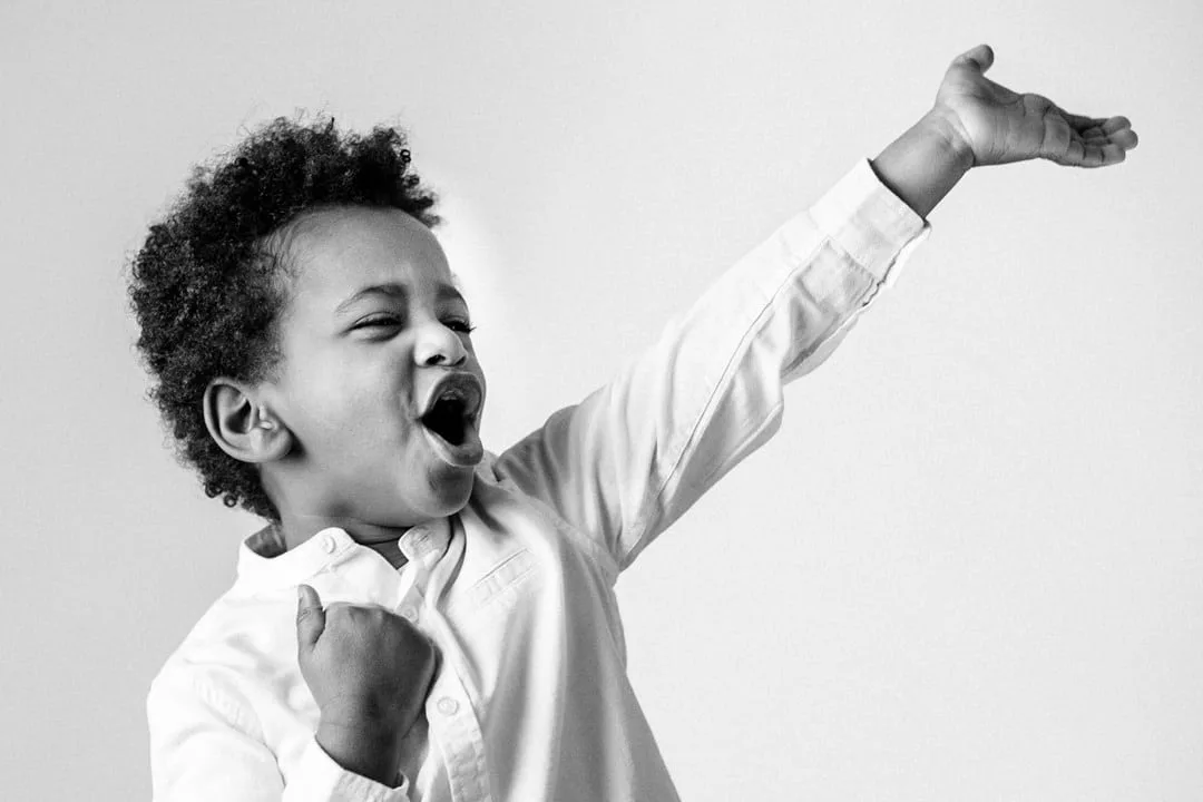 Fotos de niños en estudio