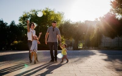 Reportaje de fotos de familia en Madrid