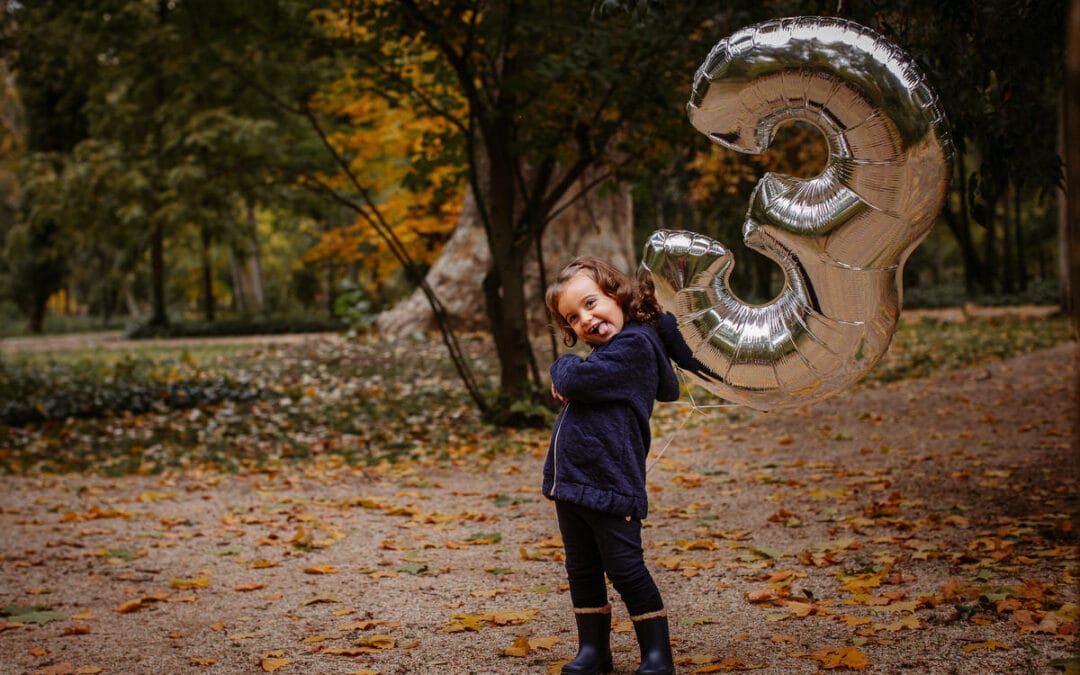 Tres añitos en otoño: una celebración especial entre hojas